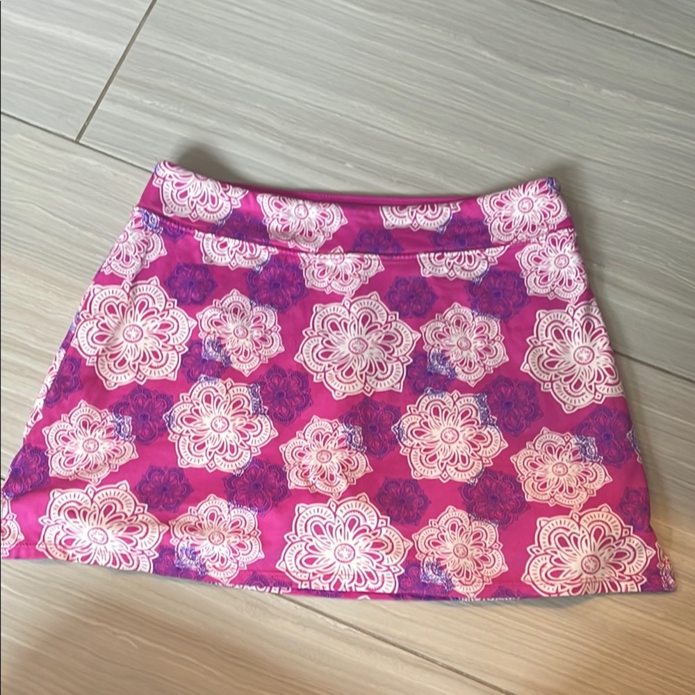 Floral Pink and Purple Skirt